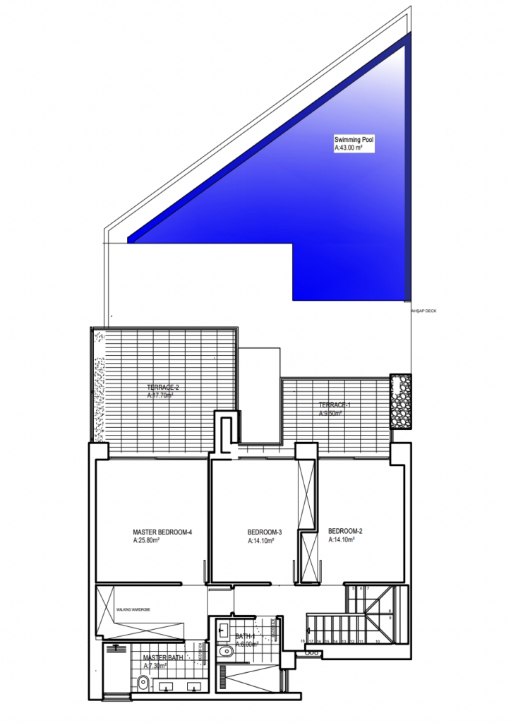 4 Bedroom Villa Erste Etage DEJABLUE ECO WELLNESS Nordzypern Homes